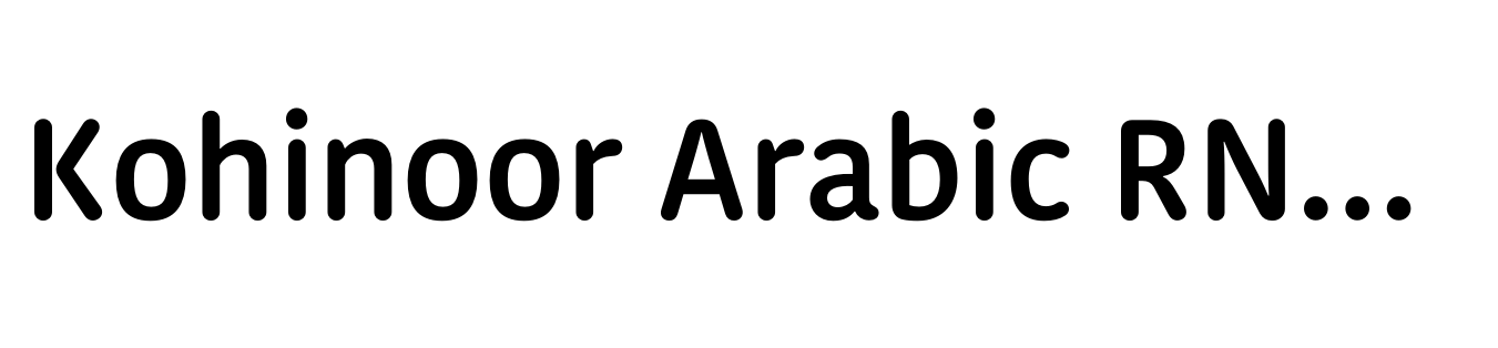Kohinoor Arabic RND Semibold